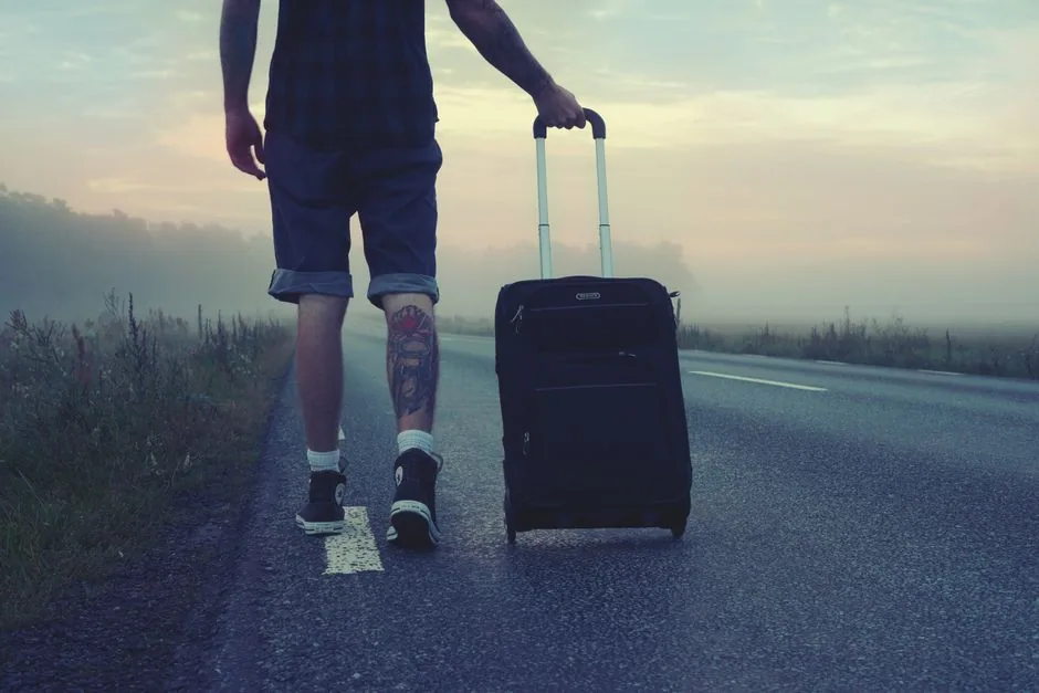 traveler reviewing health precautions before a trip